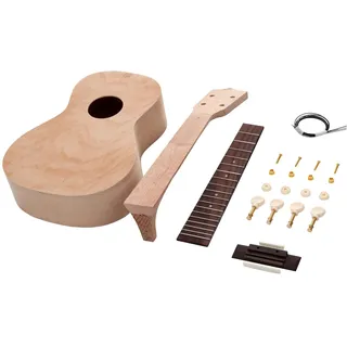 Classic Cantabile UC-240 Konzert Ukulele Bausatz (Do-it-Yourself, DIY, Lindenholz, Uke selbst bauen)