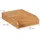 Relaxdays Dokumentenablage Bambus, perforiert, stapelbar, A4, Schreibtischablage, Büro, HBT: ca 7 x 25 x 33, natürlich