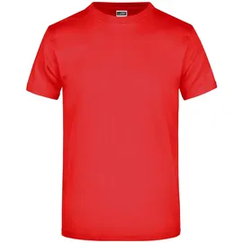 James & Nicholson T-Shirt JN002" - Nicholson Unisex Schweres tomato