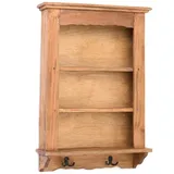 DESIGN DELIGHTS Wandregal, Natur, Holz, 45x68x13 cm, Wohnzimmer, Regale, Wandregale