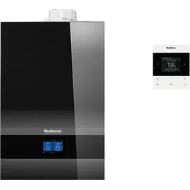 Buderus GBH192i.2-15 H, W57S, Gasbrennwerttherme, schw., BC400, RC220, HK Set 1"
