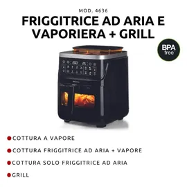 Ariete Heißluftfritteuse 4636/00 schwarz