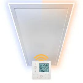 Heidenfeld Infrarot-Deckenheizung HF-HP500 mit Licht 800 W