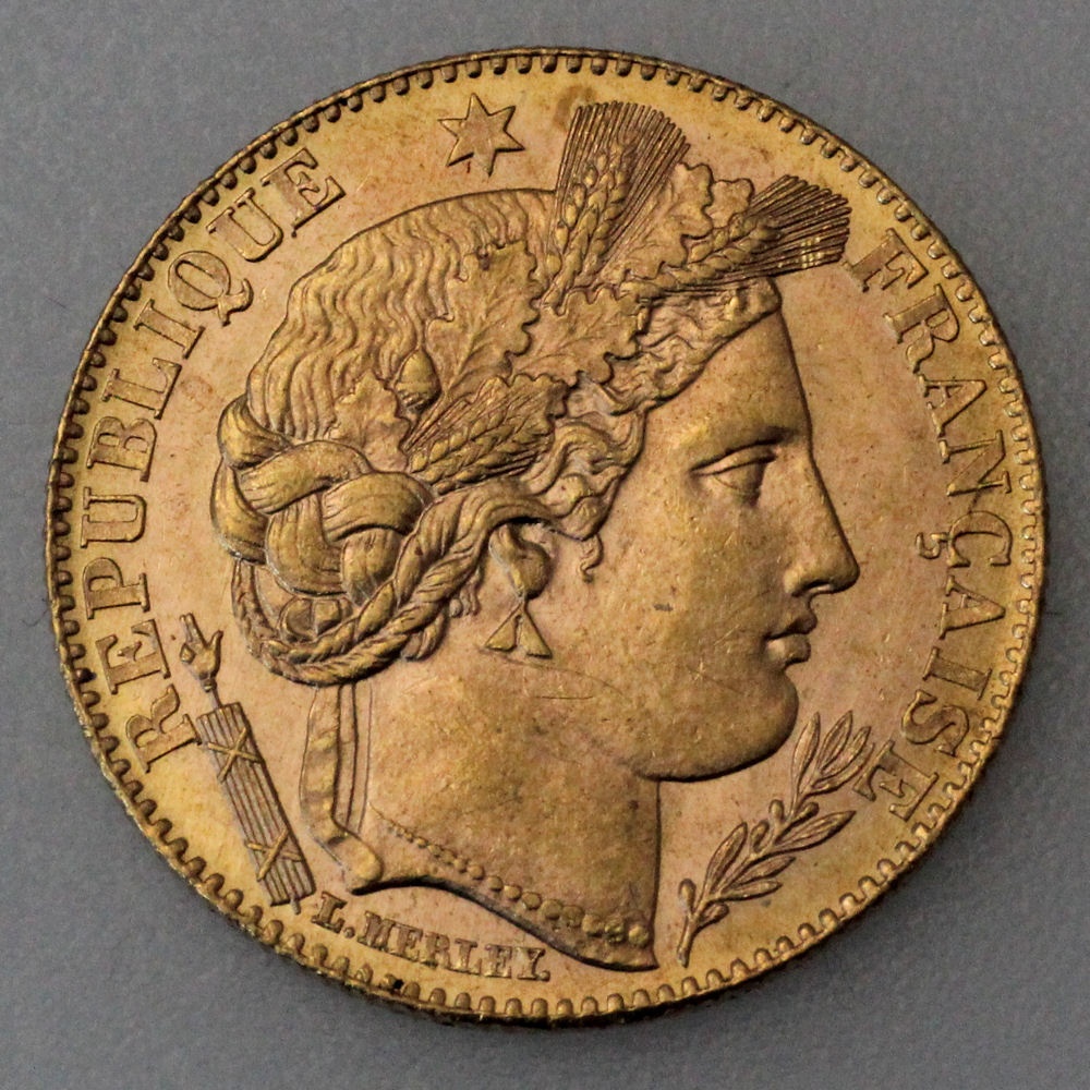 Goldmünze 10 Francs Ceres (Frankreich)