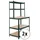 Stagecaptain 2X WBR-175 SR Werkbankregal - Schwerlastregal mit Werkbank - Lagerregal für Werkstatt, Keller, Speisekammer - 5 Böden in 2 Tiefen - Extra stabile Arbeitsfläche auf 97 cm Höhe - Grün