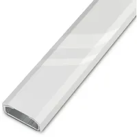 SO-Tech Design Kabelkanal Alu 1100 x 50 x 20 mm Weiß Glänzend