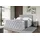 altdecor Boxspringbett mit Matratze und Lattenrost - LEPARO -Z KING - 160x200 cm - Grau Monolith - Topper, Fußteil, Polsterbett mit Bettkasten, Be... - Hellgrau