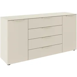 LeGer Home by Lena Gercke Schubladenkommode 160 x 81 x 42 cm Beige (Champagner)