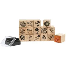 Rico Design Stempelset Natur 16 Teile