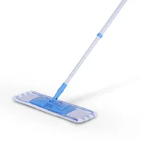BestLivings Wischmopp mit Aluminiumstiel ausziehbar 80–130 cm Blau