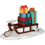 Lemax - Sled With Presents 54937 Schlitten mit Geschenke Weihnachtsdorf Winterdorf