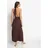 lscn by lascana Neckholderkleid Maxi unifarben Braun 44