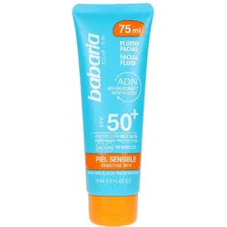 Babaria Aloe Vera Gesichtsfluid Für Empfindliche Haut Lsf 50+ 75 ml 