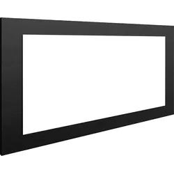 Spiegel BORCHARDT MÖBEL "Finn", schwarz (schwarz struktur), B:89cm H:45cm, Glas, Spiegel, mit Rahmen