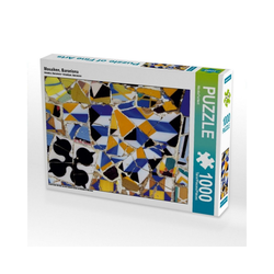 CALVENDO Puzzle CALVENDO Puzzle Mosaiken, Barcelona 1000 Teile Leg, 1000 Puzzleteile