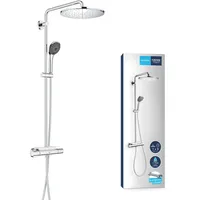 Grohe Vitalio Joy Duschsystem Thermostat, chrom,
