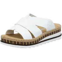 Rieker FSK Damen Sandalen für Damen, weiß, Größe 42 EU