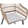 Beliani Aliano II Set 6-tlg. Beige/Schwarz