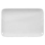 SELTMANN WEIDEN Seltmann Platte Rondo 20,5 x 12,5 cm Porzellan Weiß