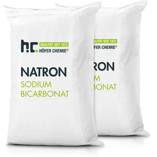 Höfer Chemie 25 kg Natron Backsoda Natriumhydrogencarbonat in Lebensmittelqualität - der perfekte Haushaltshelfer