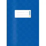 Herma Heftumschlag mit Baststruktur dunkelblau Kunststoff DIN A5