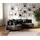 DeLife Eckcouch Clovis Anthrazit Antik Optik Ottomane Links Ecksofa modular