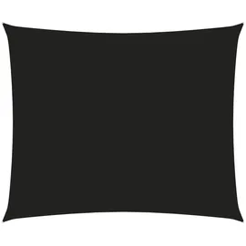 vidaXL Sonnensegel Oxford-Gewebe Rechteckig 6x7 m Schwarz