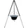 Grillplanet Gulaschkessel 15 Liter Dreibein 130 cm schwarz