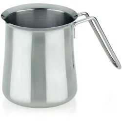 Milchkrug Herta Edelstahl 18/10 silber matt 12,0cm 10,0cmØ 0,7l