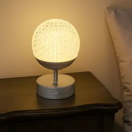 GLOBO Tischleuchte Silber 2 St.