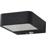 REV Ritter Solarleuchte schwarz 200lm mit Bewegungsmelder IP65