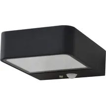 REV Ritter Solarleuchte schwarz 200lm mit Bewegungsmelder IP65