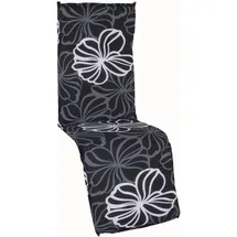 BEO Saumauflage 175 x 47 x 6 cm schwarz mit weißen Blüten 1 St.