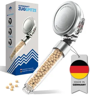 ALPENKRAFT ZugSpitze Duschkopf Premium wassersparend Hochdruck Brause