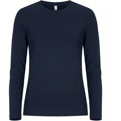 CLIQUE Premium Fashion Langarmshirt Damen 580 - dunkelblau XL