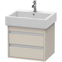 Duravit Waschtischunterschrank 2 Auszüge 55 x 48 x 44 cm Taupe Matt