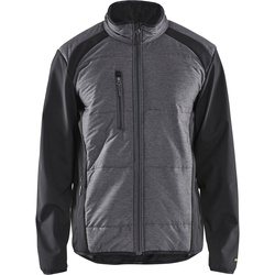 Blakläder Hybrid Jacke 4929 1911 in drei Farben - schwarz/dunkelgrau - S