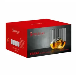 Spiegelau Linear Whiskyglas Kristallglas 0,345 l 4 St.