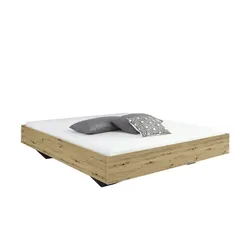 Futonbett  Phoenix ¦ holzfarben ¦ Maße (cm): B: 185 H: 41