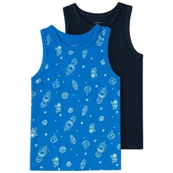 NAME IT NMMTANK TOP 2P SKYDIVER SPACE NOOS Blau