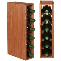 Proregal Weinregal 60 x 12 x 30 cm Braun