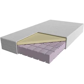 AM Qualitätsmatratzen Premium 7 Zonen Viscoschaum 90 x 200 cm H3