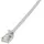 Logilink CQ9022S RJ45 Patchkabel Cat.6a, U/FTP Grau 0,5 m