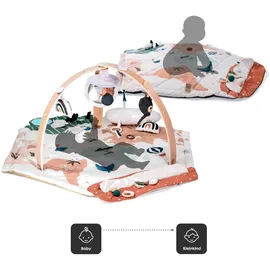BabyGO BabyGo, Krabbeldecke + Spielbogen, Spielmatte Bianca World