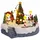 vidaXL Weihnachtsdorf Dekoration Mehrfarbig 22 x 21,5 x 17 cm