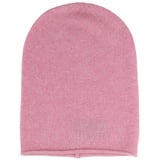 Zwillingsherz Strickmütze Zwillingsherz Mütze Beanie aus 100 % Kaschmir Unifarben rosa