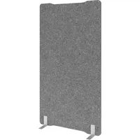 Hammerbacher Akustik-Trennwand, grau 100,0 x 180,0 cm, 1 St.