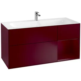 Villeroy & Boch Waschtischunterschrank 119,6 x 59,1 cm Rot Matt