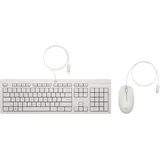 HP 225 Wired Mouse and Keyboard Combo, weiß, USB, DE (86J24AA#ABD)