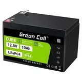 Green Cell LFPGC12V10AH LiFePO4 Spezial-Akku LiFePo-Block Flachstecker Li-Ion 12.8V 10Ah 128Wh IP54